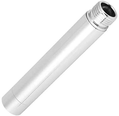 Dailygoody - Douche Verlengpijp - Roestvrijstaal - Verstelbaar - 4 Inch - Handdouche Extender - Ideaal voor lage douchestangen