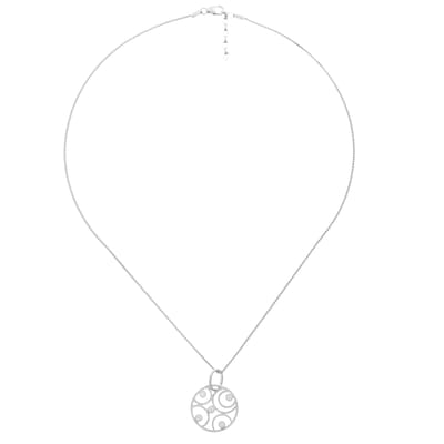 Orphelia Dames 925 Sterling Zilveren Ketting met Pendant - Zilver ZH-7078