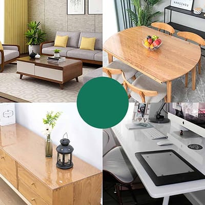 Tafelkleed Beschermer - Ronde Tafelhoes - Tafel Beschermen - Geurloos PVC Materiaal - 115 cm Diameter - Transparant