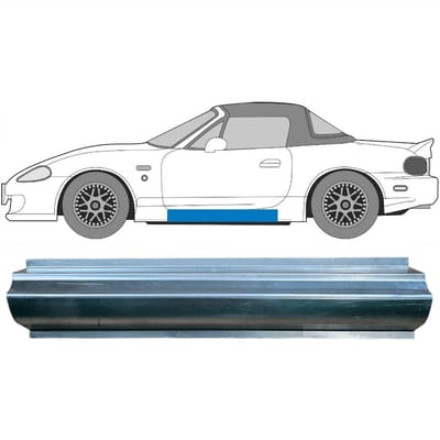 Reparatie dorpel voor Mazda MX-5 1998-2005 / Links