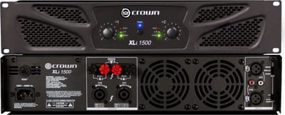 Crown XLI 1500 Eindversterker, 2x 450 Watt / 4 Ohm - 2-Kanaals eindversterker