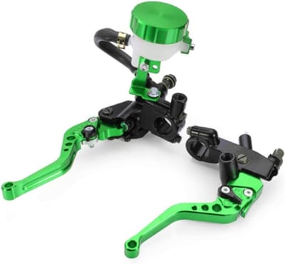 Universele 7/8 inch Motorhandvatten voor Motorfietsen - Groen, Comfortabel en Duurzaam