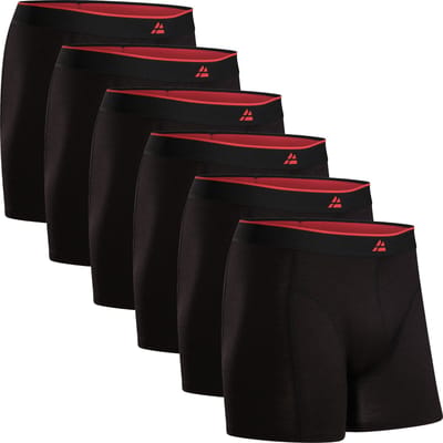 DANISH ENDURANCE Bamboe Boxershorts - Comfortabel Ademend Ondergoed - Heren - 6 paar - 3XL
