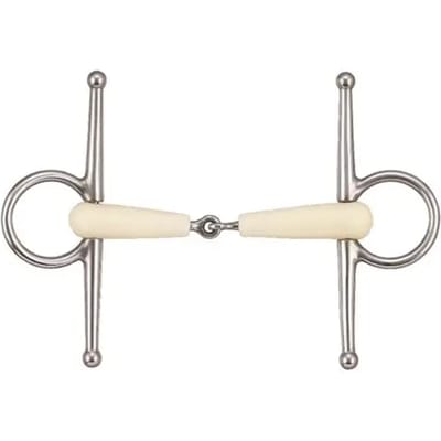 Enkelgebroken bit voor paarden Soyo Happy mouth