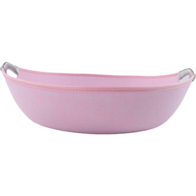 Maison pour chat universelle quatre saisons Niche pour chat Litière Semi-fermée Nid pour animal de compagnie Lit de couchage rose
