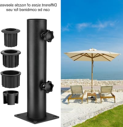 Set van 8 Dropringen voor Parasol - Vervangingsonderdelen, Adapter voor Tuinparasol, Versteviging en Ondersteuning voor Buitengebruik