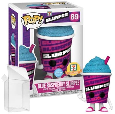 Funko Pop! Slurpee: Blue Raspberry Slurpee #89 Glitter 7eleven Exclusive