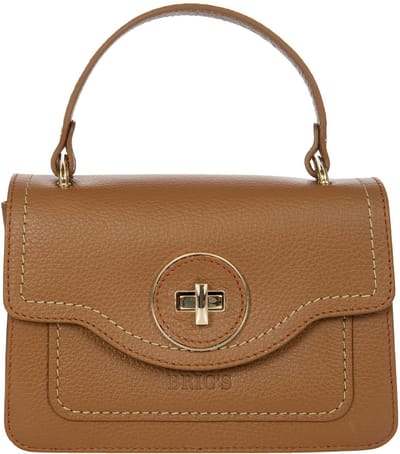 BRIC'S Handtas Schoudertas Gondola Hand Bag Leather Bruine
