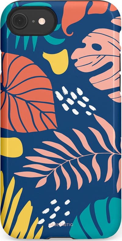 Casetastic Hoesje Geschikt voor Apple iPhone 7/8/SE - Stijlvolle Beschermende Duo-layer Case - Zwoele avond