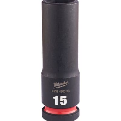Milwaukee slagdop Shockwave 1/2 lang 15mm