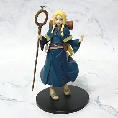 17cm Délicieux dans le Donjon Marussil Figurine d'Action en PVC Anime Modèle de Collection Poupées Statuette Ornement Jouets Pour Enfants Cadeaux de Noël white