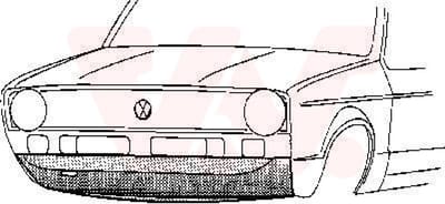 Van Wezel - FRAME VOOR VW GOLF I 1976-1983 HD138534VWAN