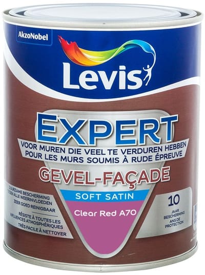 Levis - Expert Gevel Mix - Clear Red A70 - Mengverf - 1 L