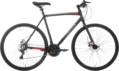 Racefiets – Voor heren en dames – Lichtgewicht aluminium, 14 versnellingen – 71 cm wielen, zwart, maat M, geschikt voor stadswoon-werkverkeer en fitness