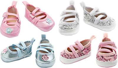 Heless Doll Ballerinas with Flexible Laces - 38-45 - Assorted