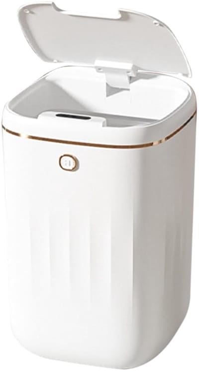 Automatische 20L Vuilnisbak met Touch Sensor voor Keuken en Badkamer - Eenvoudig en Modern Ontwerp, Oplaadbare Versie, Handenvrij Gebruik