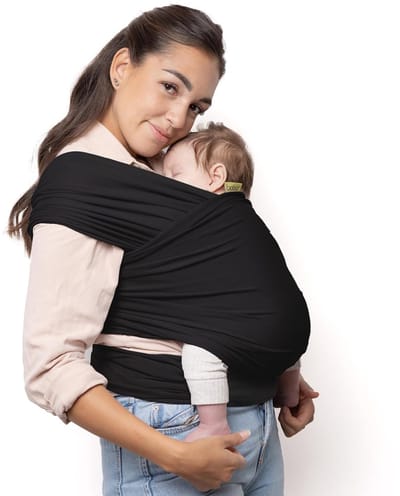 Draagdoek Baby - Draagband - Baby Dragen - Heupvriendelijk Ontwerp - 3-15 kg - Zwart