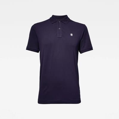 G-STAR Dunda slim polo s\s Heren Poloshirt - sartho blue
