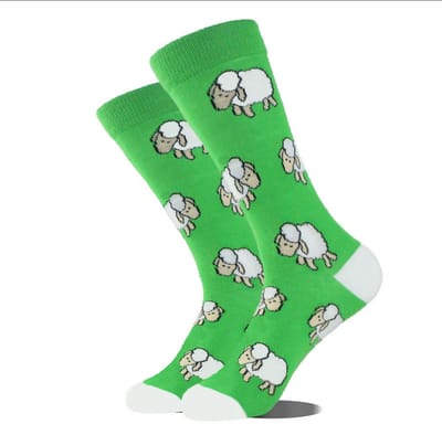 ZOETTT Schaap sokken - Sokken - Leuke sokken - Vrolijke sokken - Dieren sokken - boerderij sokken - Sokken cadeau