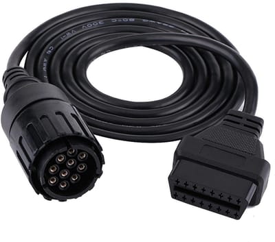 10 Pin To 16 Pin OBD2 Motorcycle Adapter Cable for BMW ICOM-D Motorcycle, OBD2 Adapter Connector Diagnostic Cable