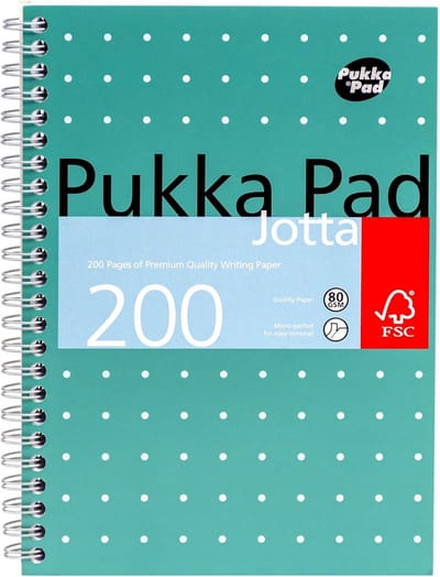 Draadgebonden Notitieboek A5 - 30-pack Metallisch met 80 pagina's - Perfect voor Thuis, School en Kantoor