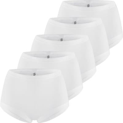 ESGE Dames tailleslip 5 pack Basic - à fines côtes