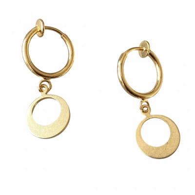 Klem Oorbellen - mini - goudkleurig - geen gaatje- Charme Bijoux