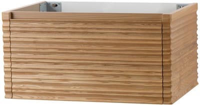 KAMELLIA wastafelonderkast – 79x40x52 cm – Licht walnoten – Greeploos & softclose