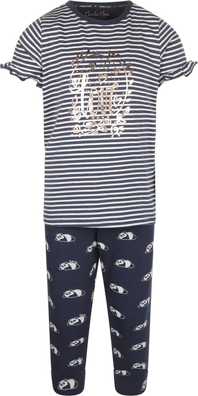 Charlie Choe pyjama meisjes - blauw - V43027-41 - maat 122/128