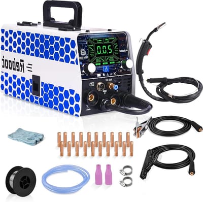 MIG Lasapparaat - Multiproces Lasapparaat - Metaal Bewerken - 5-in-1 Functionaliteit - 200A - Zwart