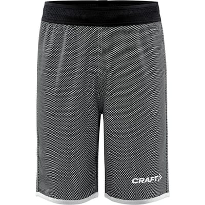 Craft Progress Reversible Short Kinderen - Zwart / Wit | Maat: 134/140