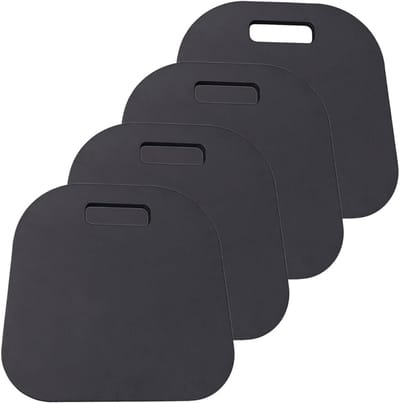 Tuin Kniekussens - Kniebeschermers - Comfortabel Tuinieren - Lichtgewicht Draagbaar - 4 Stuks - Zwart