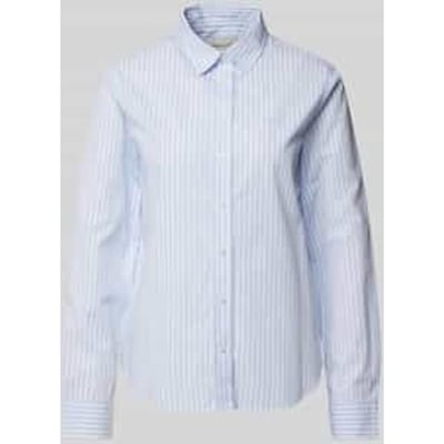 Gant 4300214 Overhemd Met Lange Mouwen Blauw 34 Vrouw