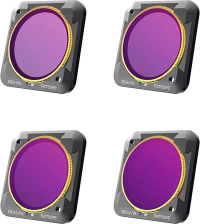 50CAL lens filters set ND4PL+ND8PL+ND16PL+ND32PL for ACTION2