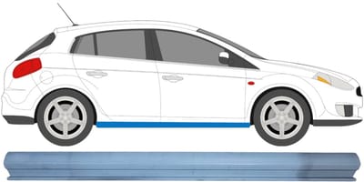 Reparatie dorpel voor Fiat Bravo II 2007-2014 / Links = Rechts (symmetrisch)