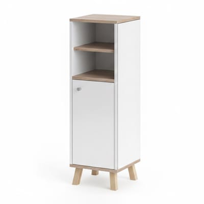 Vicco Senyo Halfhoge kast – 30 x 95 cm Wit