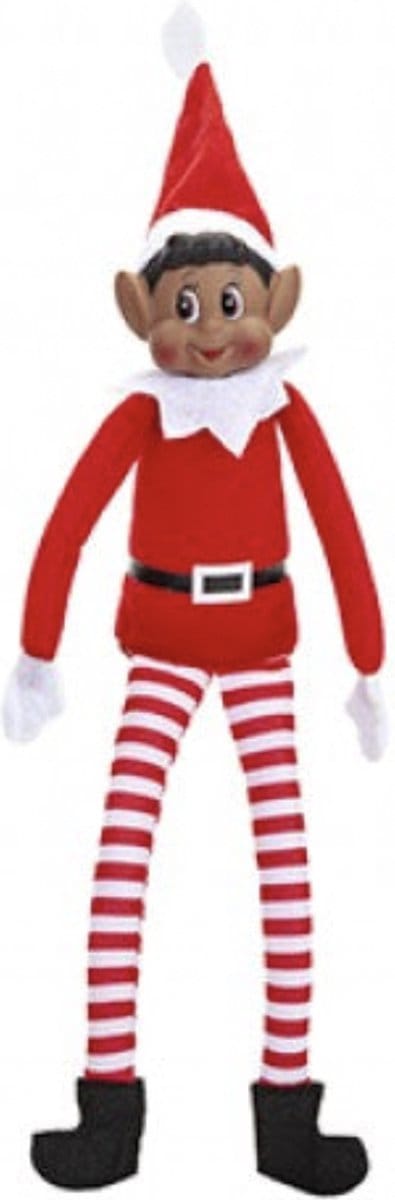Jongen - lichtbruin - Kerst - pop - Kerstmis traditie - naughty elves - Elves behavin badly