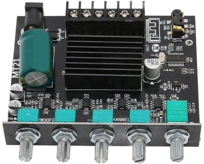 Dailygoody - BT Amplifier Board - Digitale Vermogensversterker - Eenvoudig te Installeren - Bluetooth 5.0 - 2.1-kanaal - Voor Luidsprekers 4-8 Ω - Hog...