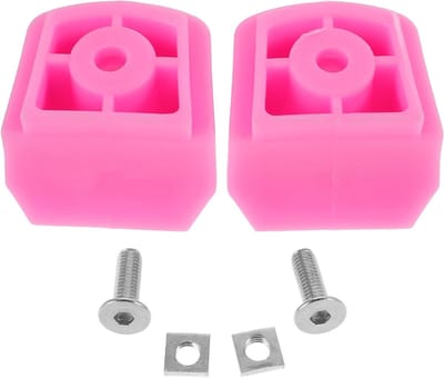 Skate Remblokken - Rolstoel Remmen - Veilig Remmen - Universele Pasvorm - 4.5x4.1x2.8cm - Diep Roze