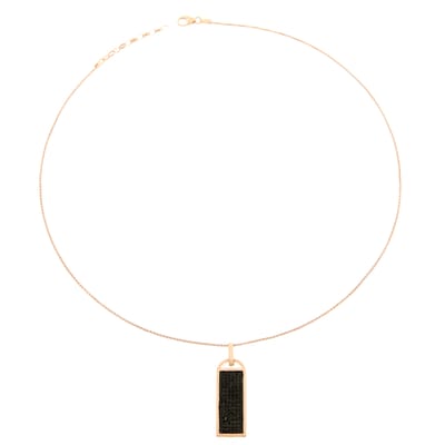 Orphelia Dames 925 Sterling Zilver Set: Ketting-Hanger + Oorbellen - Roze SET-6045