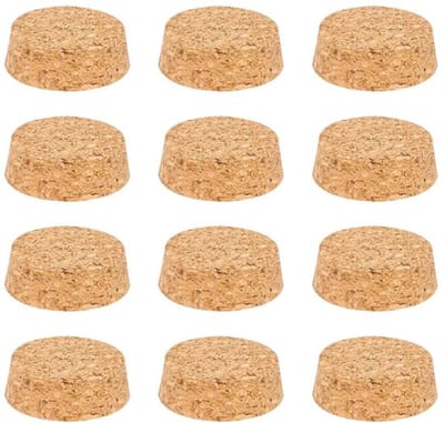 Dailygoods- Kurkstoppen 12 Stuks - Conische Kurk - Vervangende Kurken