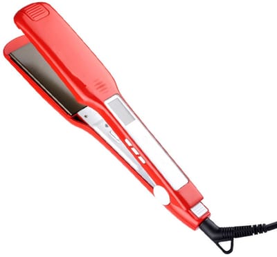 Stijltang, multifunctionele krultang, stijltang met clip, professionele keramische stijltang, vermindert pluis, glanzend en glad hittestylingtool