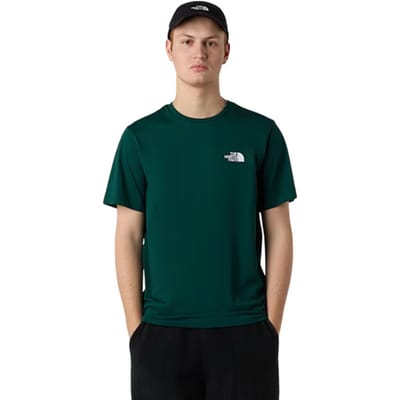 The North Face SS Simple Dome Casual T-shirt Heren Donkergroen L