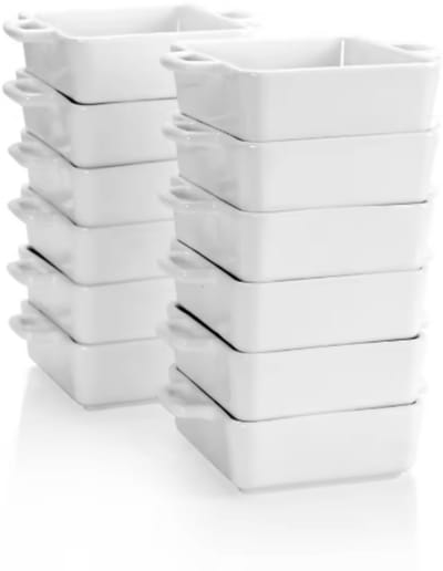 Tida Ovenschaal - 12 delig - 4 persoons - Wit - Dinerborden - Bordenset - Diepe borden - Ontbijtborden - Servies