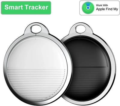 Je Huis Mini GPS Tracker – Bluetooth Sleutelvinder voor Apple Find My | Waterdichte Smart Tag voor Sleutels, Tas & Portemonnee, Fiets.