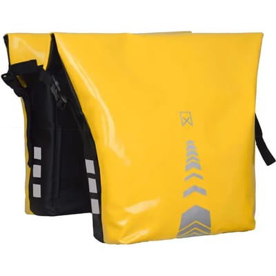 Willex Dubbele Fietstas - Sportief - Geel - 34L