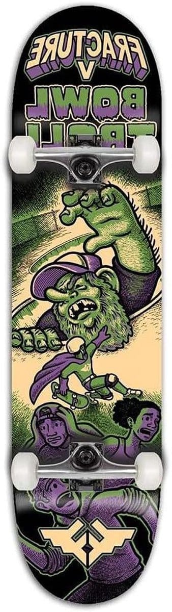 Compleet Skateboard - Street Board - Buiten Skaten - 7-laags Esdoorn Dek - 8.25 inch - Bowl Troll