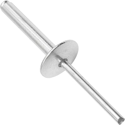 Grote Flens Klinknagels - Lange Popnagels - Bevestigen van Materialen - Extra Lange Schacht - 30 Stuks - Zilver