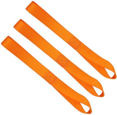 Spanbanden Set - Vaste Riemen - Auto Transport - Snel en Veilig - 3 stuks - Oranje