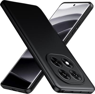 Casemania Hoesje Geschikt voor Xiaomi Note 14 Pro 5G - Zwart - Siliconen Back Cover